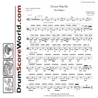 Walters - I Love You So | FREE Drum Sheet 